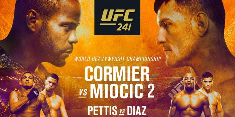 Where Can I Watch, Bet The Cormier vs Miocic Fight - UFC 241 - McAllen Texas