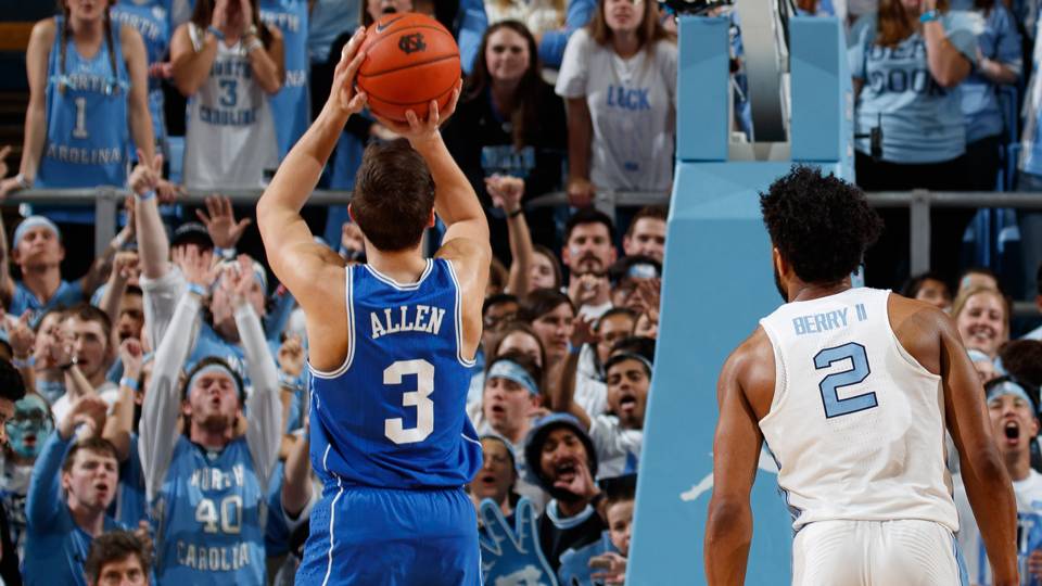 Duke Blue Devils at North Carolina Tar Heels Betting Preview - March 9